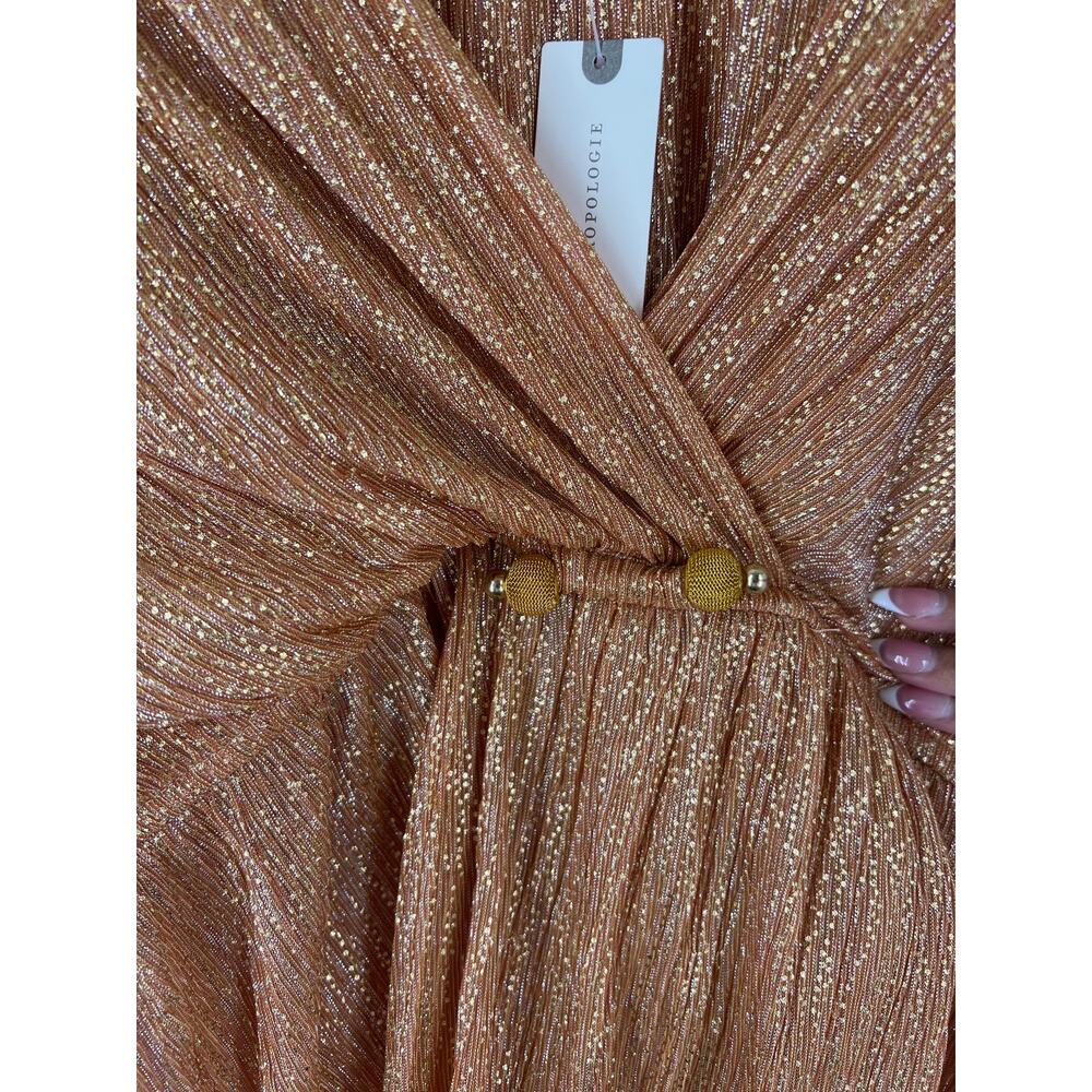 Women's Gold Anthropologie Top - Picture 4 of 14